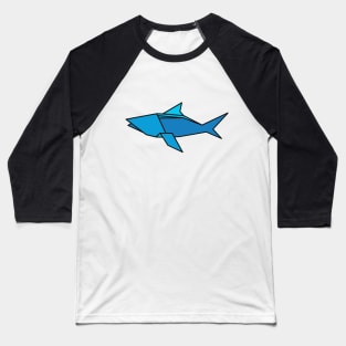 Corloful Shark- origami style Baseball T-Shirt